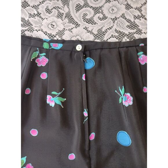 Repaired Vintage Floral Knee Length Skirt - Picture 6 of 15